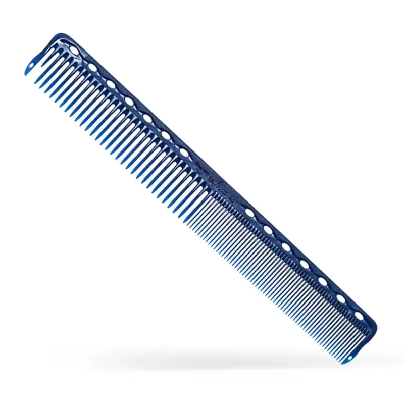 Pieptene frizerie/coafor slim - Y.S/PARK - S339 - Albastru Transparent