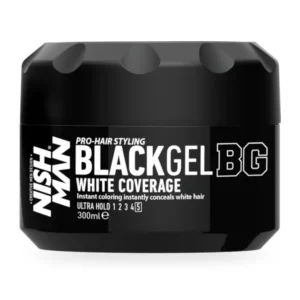 Gel pentru par 300ml – Negru – NISH MAN