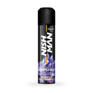 Spray de par colorat 150ml – Mov – NISH MAN