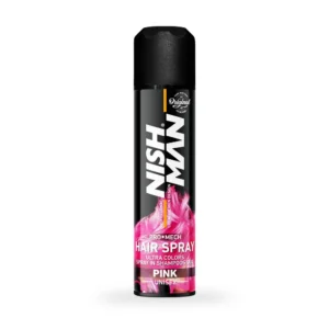 Spray de par colorat 150ml – Roz – NISH MAN